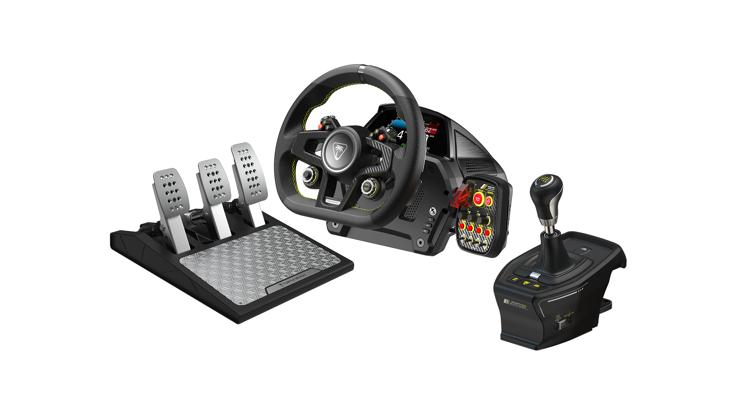 VelocityOne Race Wheel & Pedal System + VelocityOne Multi-Shift Bundle - Image 1