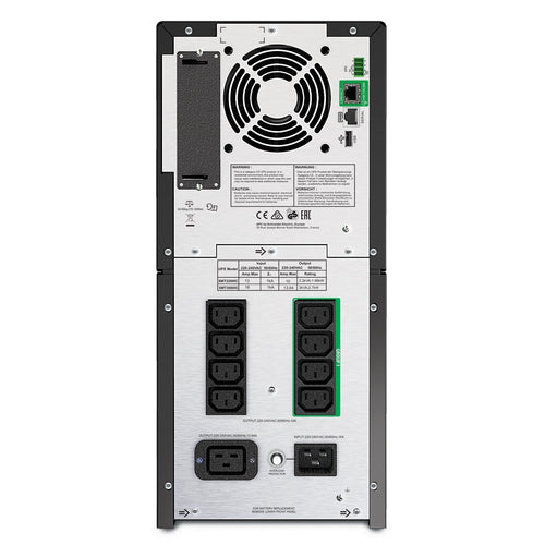 APC Smart-UPS SMT3000IC - 8x C13, 1x C19, USB, SmartConnect, 3000VA - Image 2