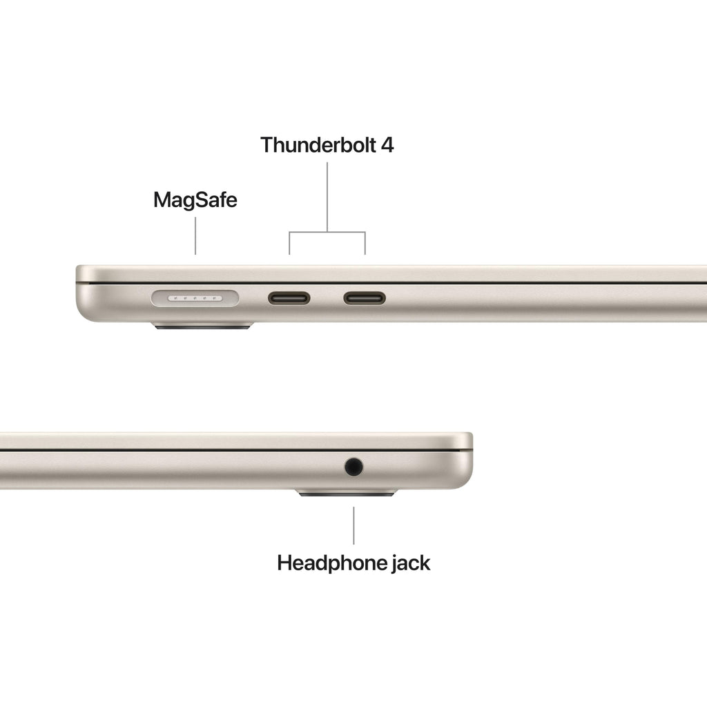 Apple 2026 MacBook Air 13-inch Laptop with M5 chip: Built for AI, 13.6-inch Liquid Retina Display, 16GB Unified Memory, 512GB SSD, 12MP Center Stage Camera, Touch ID, Wi-Fi 7; Starlight - Image 69