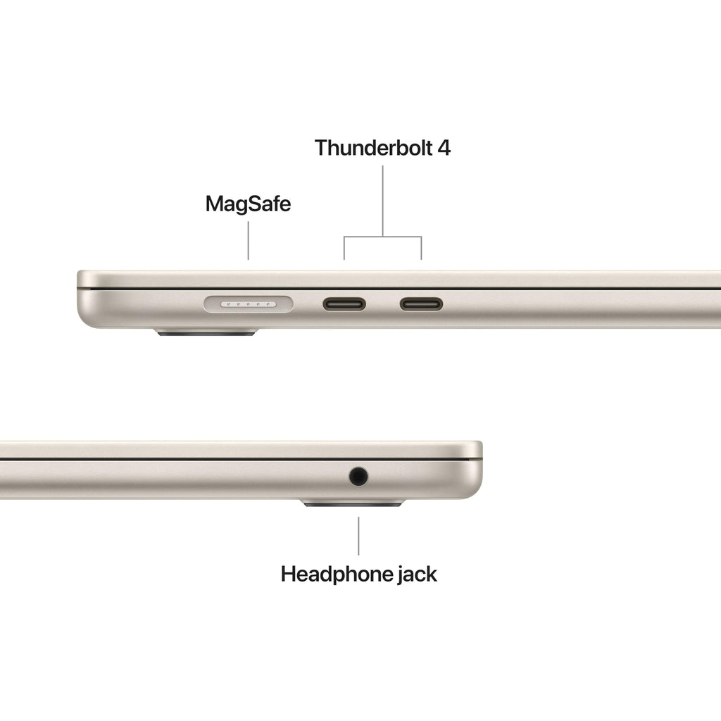 Apple 2026 MacBook Air 15-inch Laptop with M5 chip: Built for AI, 15.3-inch Liquid Retina Display, 24GB Unified Memory, 1TB SSD, 12MP Center Stage Camera, Touch ID, Wi-Fi 7; Starlight - Image 56