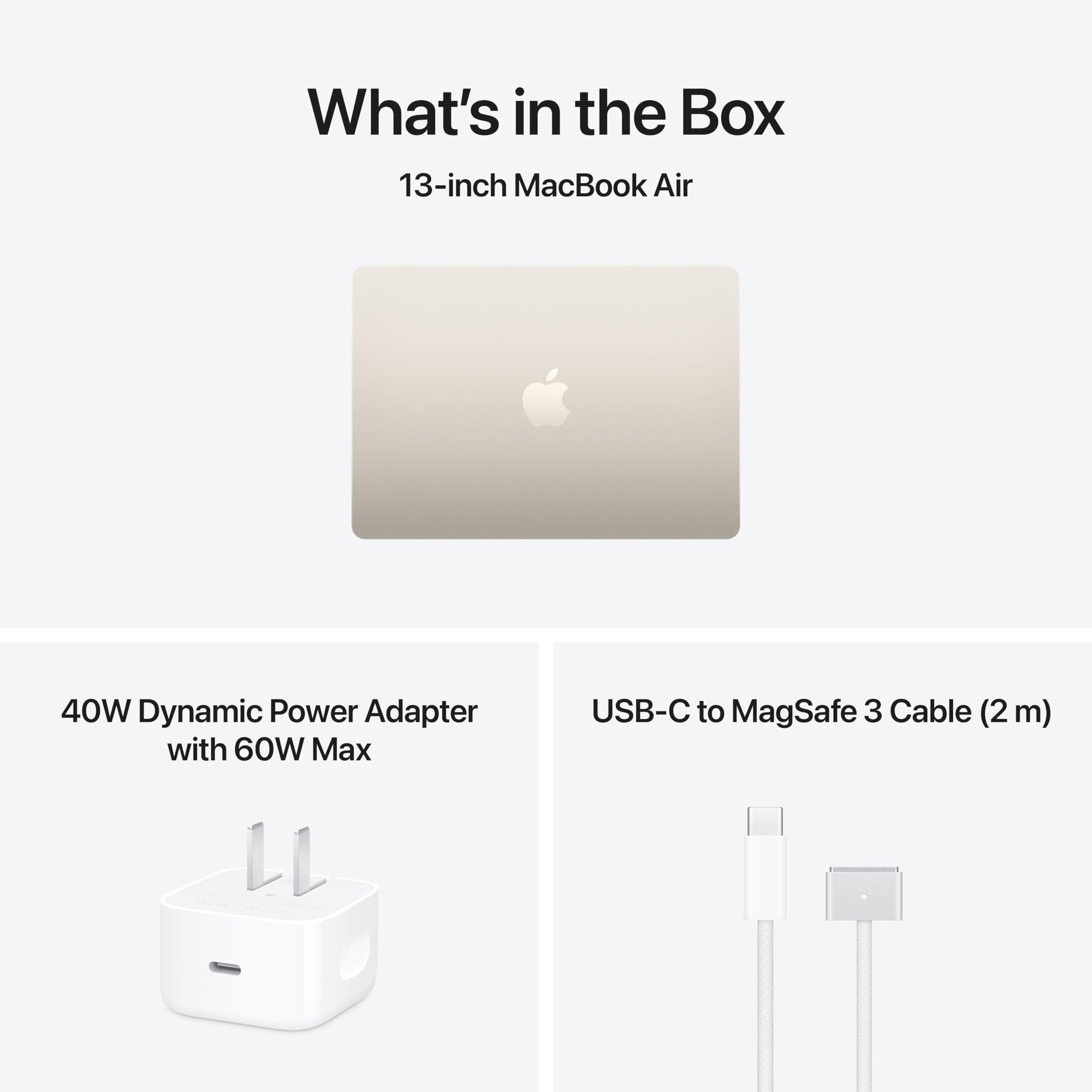 Apple 2026 MacBook Air 13-inch Laptop with M5 chip: Built for AI, 13.6-inch Liquid Retina Display, 16GB Unified Memory, 512GB SSD, 12MP Center Stage Camera, Touch ID, Wi-Fi 7; Starlight - Image 60