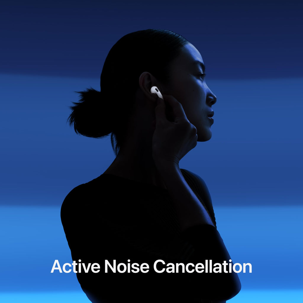 Apple AirPods 4 Wireless Earbuds, Bluetooth Headphones, with Active Noise Cancellation, Adaptive, Transparency Mode, Personalized Spatial Audio, USB-C Charging Case, Wireless Charging, H2 Chip - Image 11