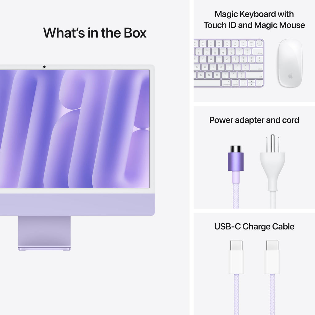 Apple 2024 iMac All-in-One Desktop Computer with M4 chip with 10-core CPU and 10-core GPU: Built for Apple Intelligence, 24-inch Retina Display, 16GB Unified Memory, 512GB SSD Storage; Blue - Image 46