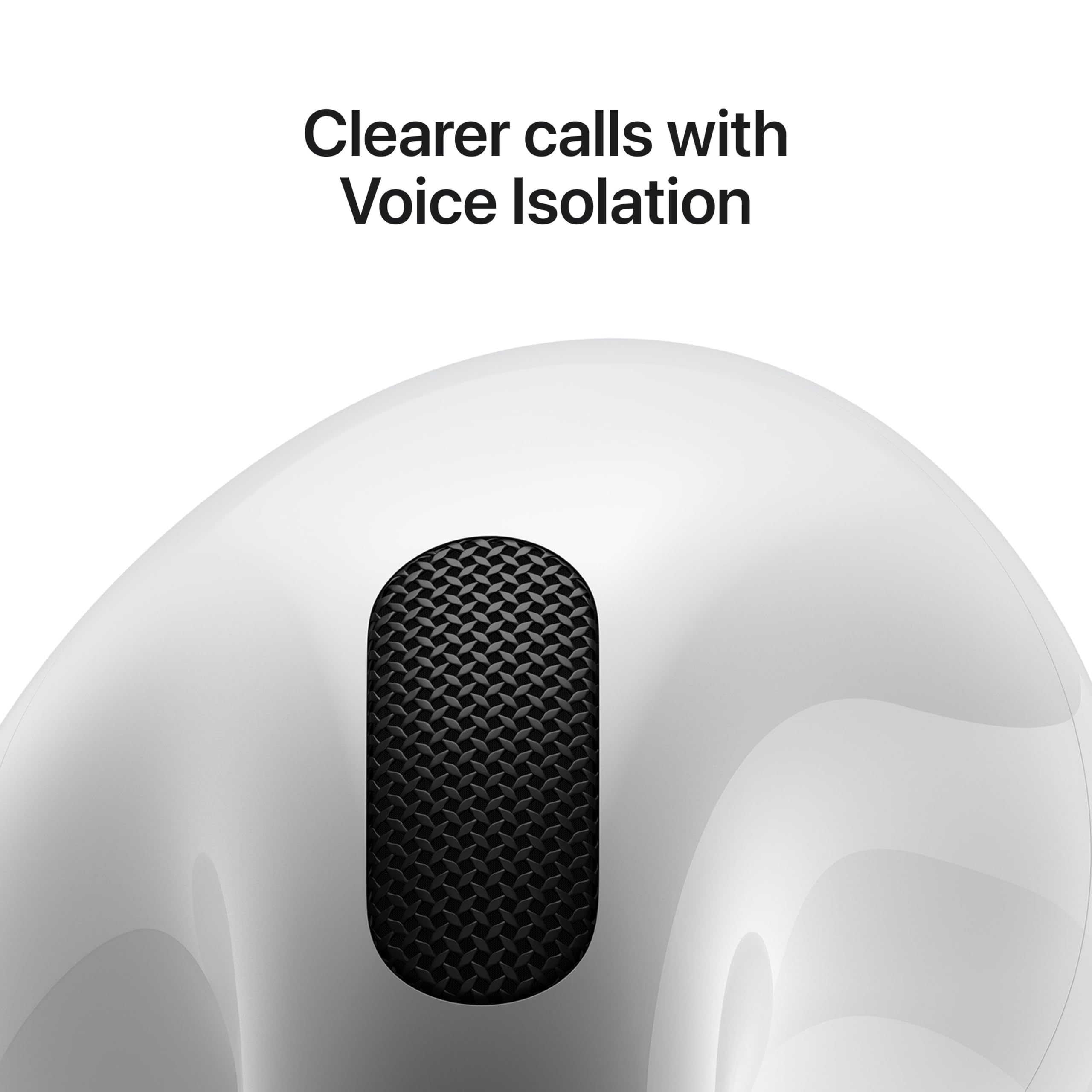 Apple AirPods 4 Wireless Earbuds, Bluetooth Headphones, with Active Noise Cancellation, Adaptive, Transparency Mode, Personalized Spatial Audio, USB-C Charging Case, Wireless Charging, H2 Chip - Image 18
