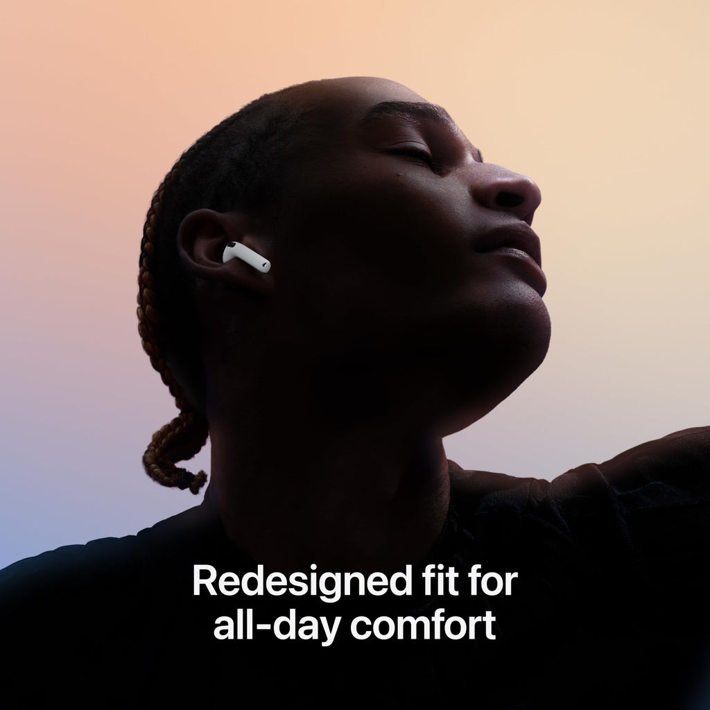 Apple AirPods 4 Wireless Earbuds, Bluetooth Headphones, with Active Noise Cancellation, Adaptive, Transparency Mode, Personalized Spatial Audio, USB-C Charging Case, Wireless Charging, H2 Chip - Image 12