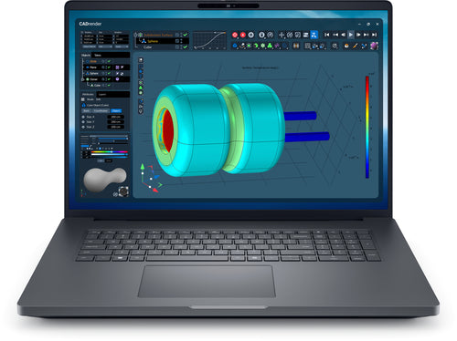 DELL Pro Max 18 Plus MB18250 Intel Core Ultra 9 285HX Station de travail mobile 45,7 cm (18") Quad HD+ 64 Go DDR5-SDRAM 1 To SSD NVIDIA RTX PRO 3000 Blackwell Wi-Fi 7 (802.11be) Windows 11 Pro Belge Noir - Image 1