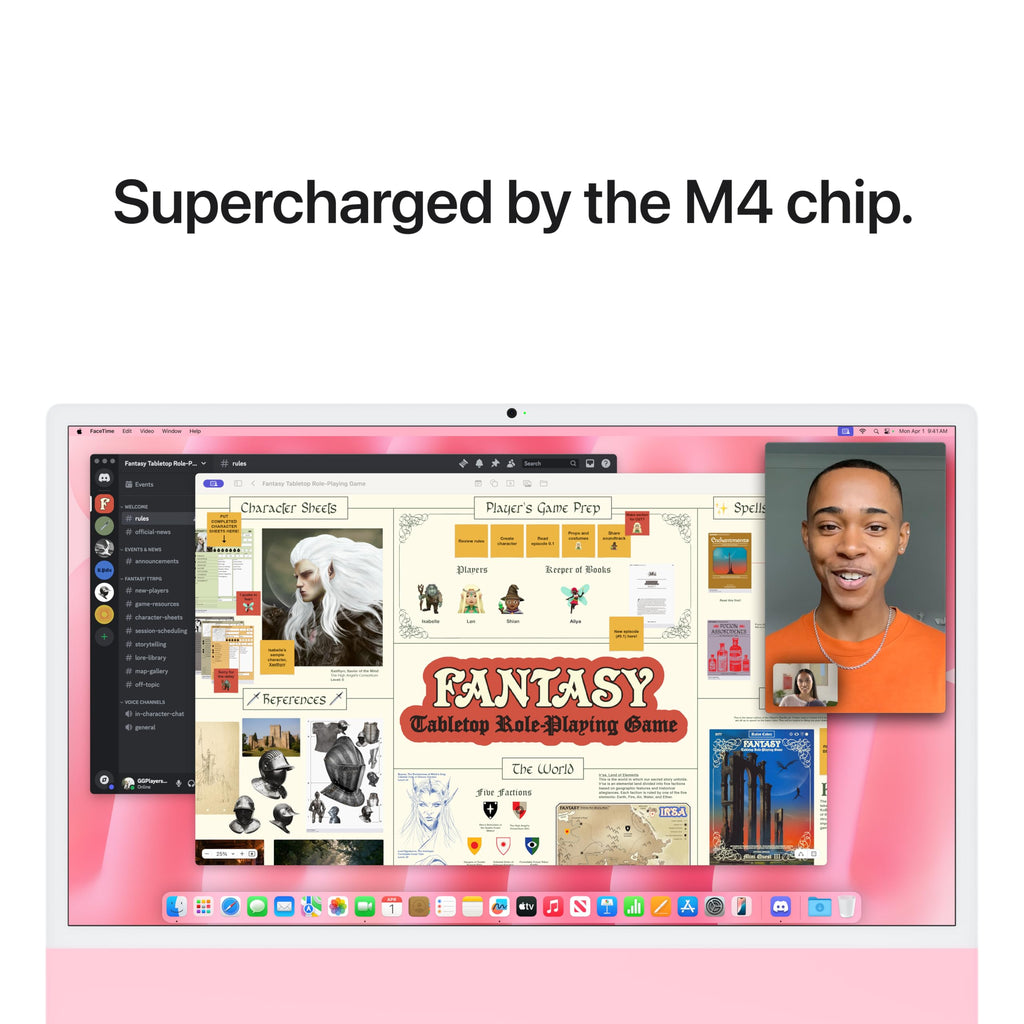 Apple 2024 iMac All-in-One Desktop Computer with M4 chip with 10-core CPU and 10-core GPU: Built for Apple Intelligence, 24-inch Retina Display, 16GB Unified Memory, 512GB SSD Storage; Blue - Image 54