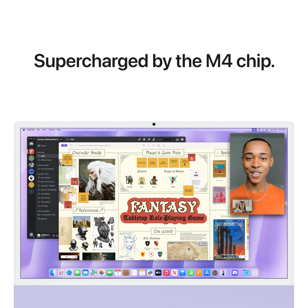 Apple 2024 iMac All-in-One Desktop Computer with M4 chip with 10-core CPU and 10-core GPU: Built for Apple Intelligence, 24-inch Retina Display, 16GB Unified Memory, 512GB SSD Storage; Blue - Image 44