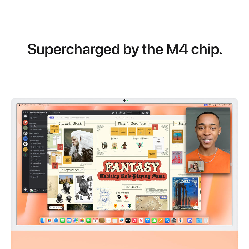 Apple 2024 iMac All-in-One Desktop Computer with M4 chip with 10-core CPU and 10-core GPU: Built for Apple Intelligence, 24-inch Retina Display, 16GB Unified Memory, 512GB SSD Storage; Blue - Image 84