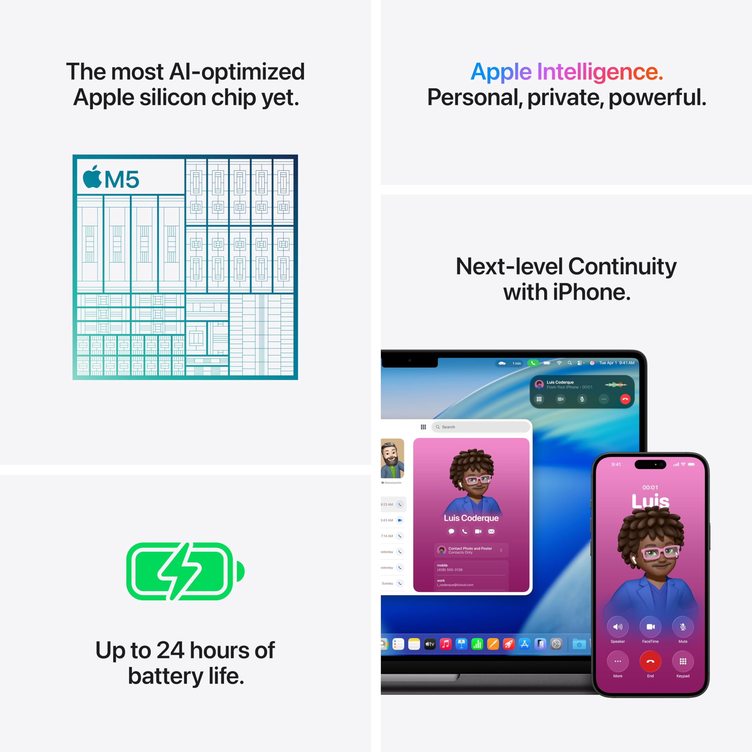 Apple 2025 MacBook Pro Laptop with Apple M5 chip with 10‑core CPU and 10‑core GPU: Built for AI, 14.2-inch Liquid Retina XDR Display, 24GB Unified Memory, 1TB SSD Storage; Space Black - Image 79