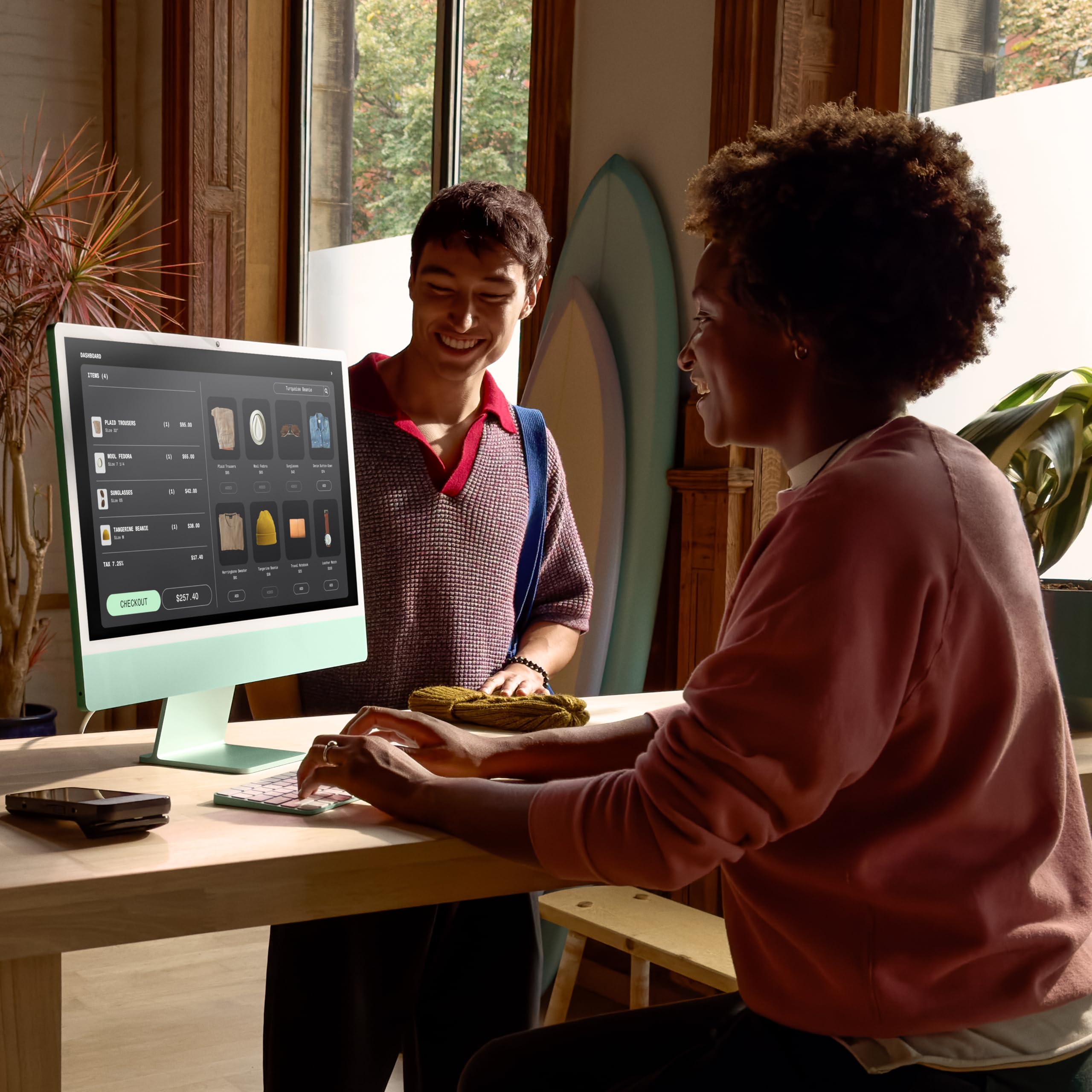 Apple 2024 iMac All-in-One Desktop Computer with M4 chip with 10-core CPU and 10-core GPU: Built for Apple Intelligence, 24-inch Retina Display, 16GB Unified Memory, 512GB SSD Storage; Blue - Image 80