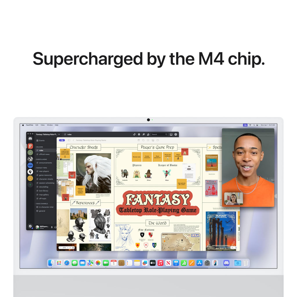 Apple 2024 iMac All-in-One Desktop Computer with M4 chip with 10-core CPU and 10-core GPU: Built for Apple Intelligence, 24-inch Retina Display, 16GB Unified Memory, 512GB SSD Storage; Blue - Image 89