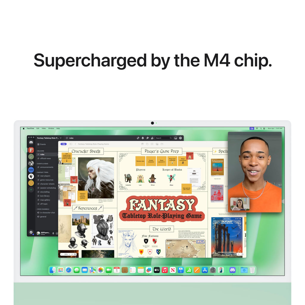 Apple 2024 iMac All-in-One Desktop Computer with M4 chip with 10-core CPU and 10-core GPU: Built for Apple Intelligence, 24-inch Retina Display, 16GB Unified Memory, 512GB SSD Storage; Blue - Image 49