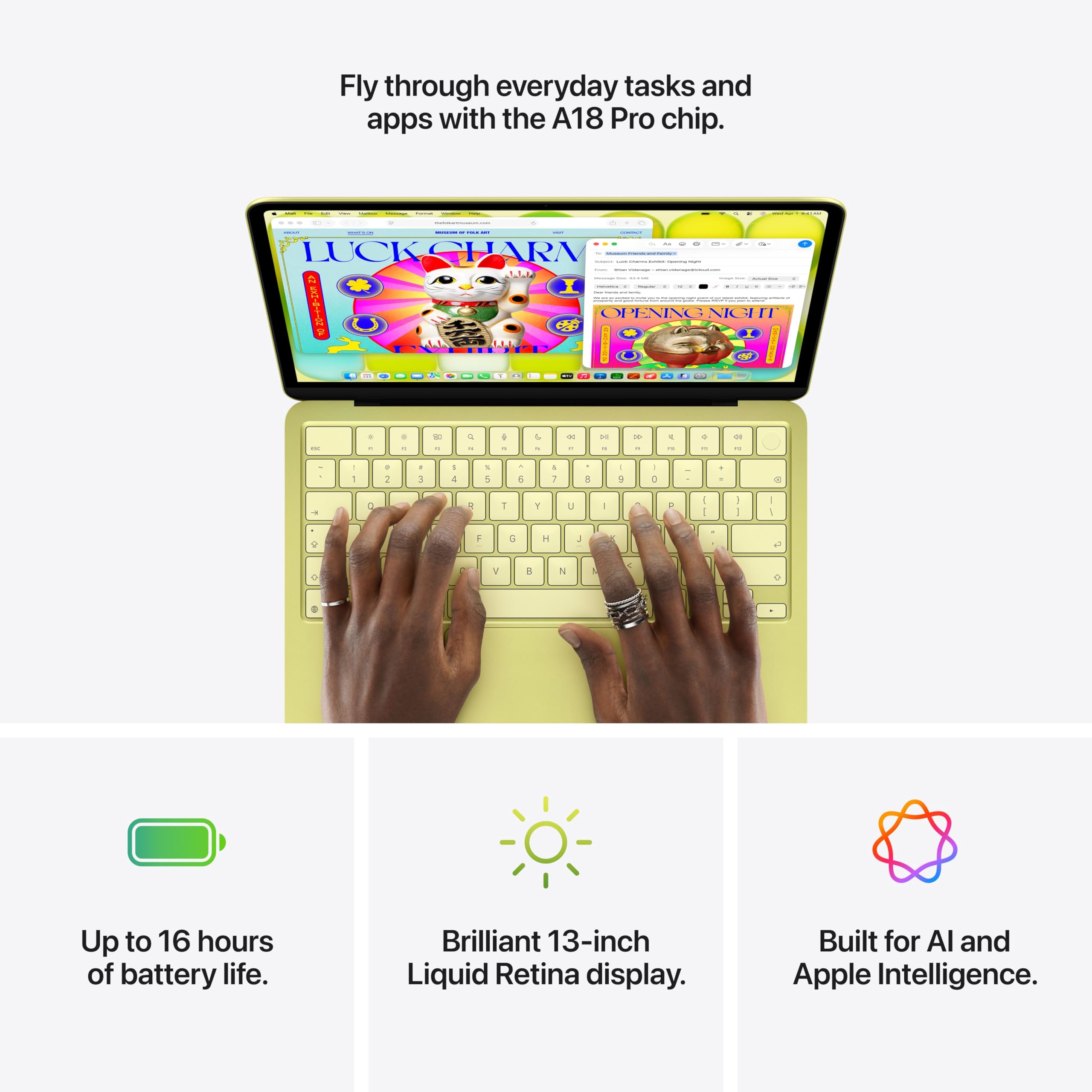Apple 2026 MacBook Neo 13-inch Laptop with A18 Pro chip: Built for AI and Apple Intelligence, Liquid Retina Display, 8GB Unified Memory, 512GB SSD Storage, 1080p FaceTime HD Camera, Touch ID; Indigo - Image 31
