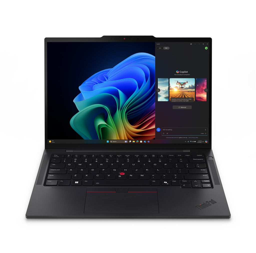 Lenovo ThinkPad T14s Gen 6 (Intel) Copilot+ PC Intel Core Ultra 5 228V Ordinateur portable 35,6 cm (14") WUXGA 32 Go LPDDR5x-SDRAM 512 Go SSD Wi-Fi 7 (802.11be) Windows 11 Pro Belge Noir - Image 1
