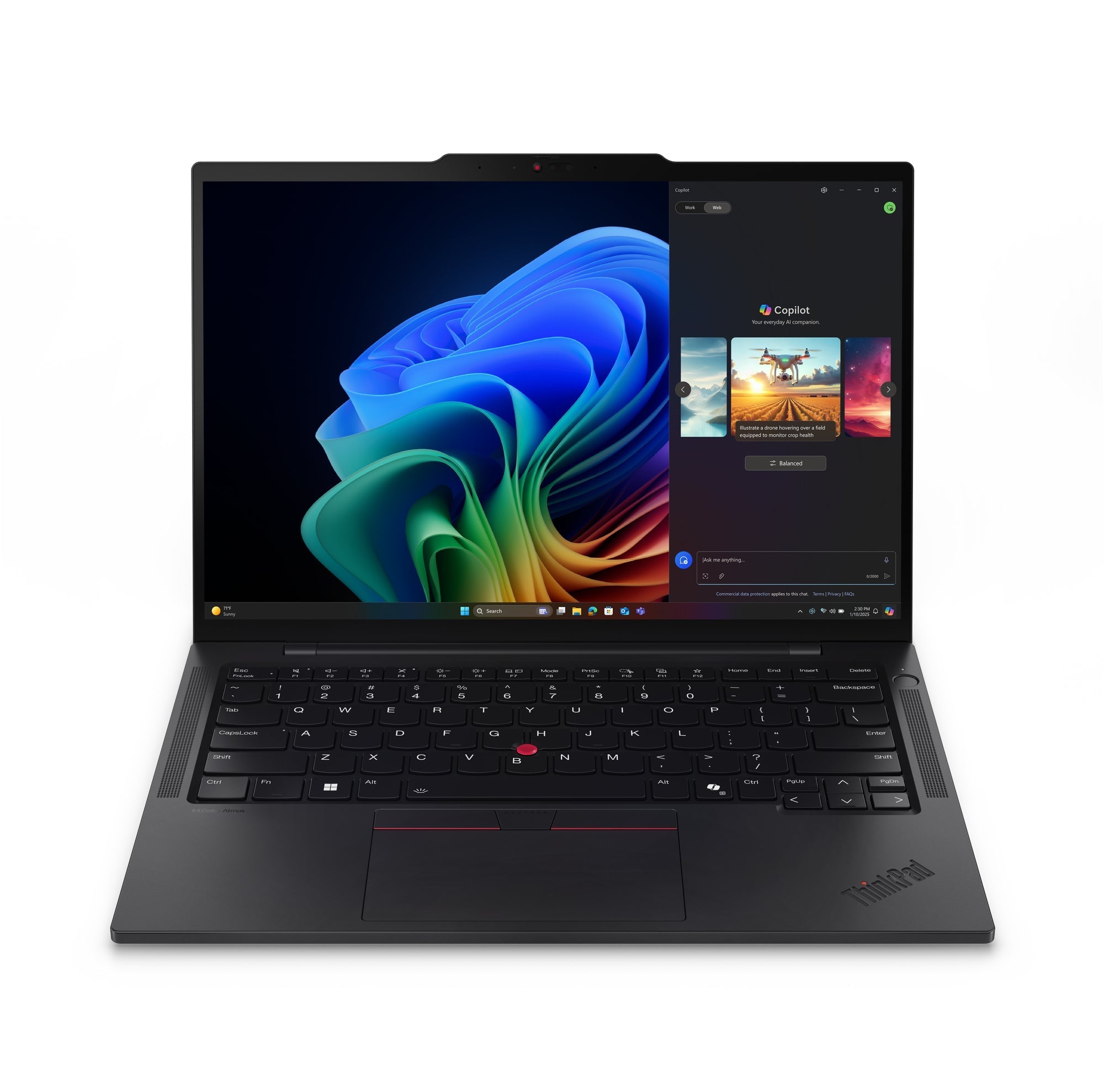 Lenovo ThinkPad T14s Gen 6 (Intel) Copilot+ PC Intel Core Ultra 5 228V Ordinateur portable 35,6 cm (14") WUXGA 32 Go LPDDR5x-SDRAM 512 Go SSD Wi-Fi 7 (802.11be) Windows 11 Pro Belge Noir - Image 1