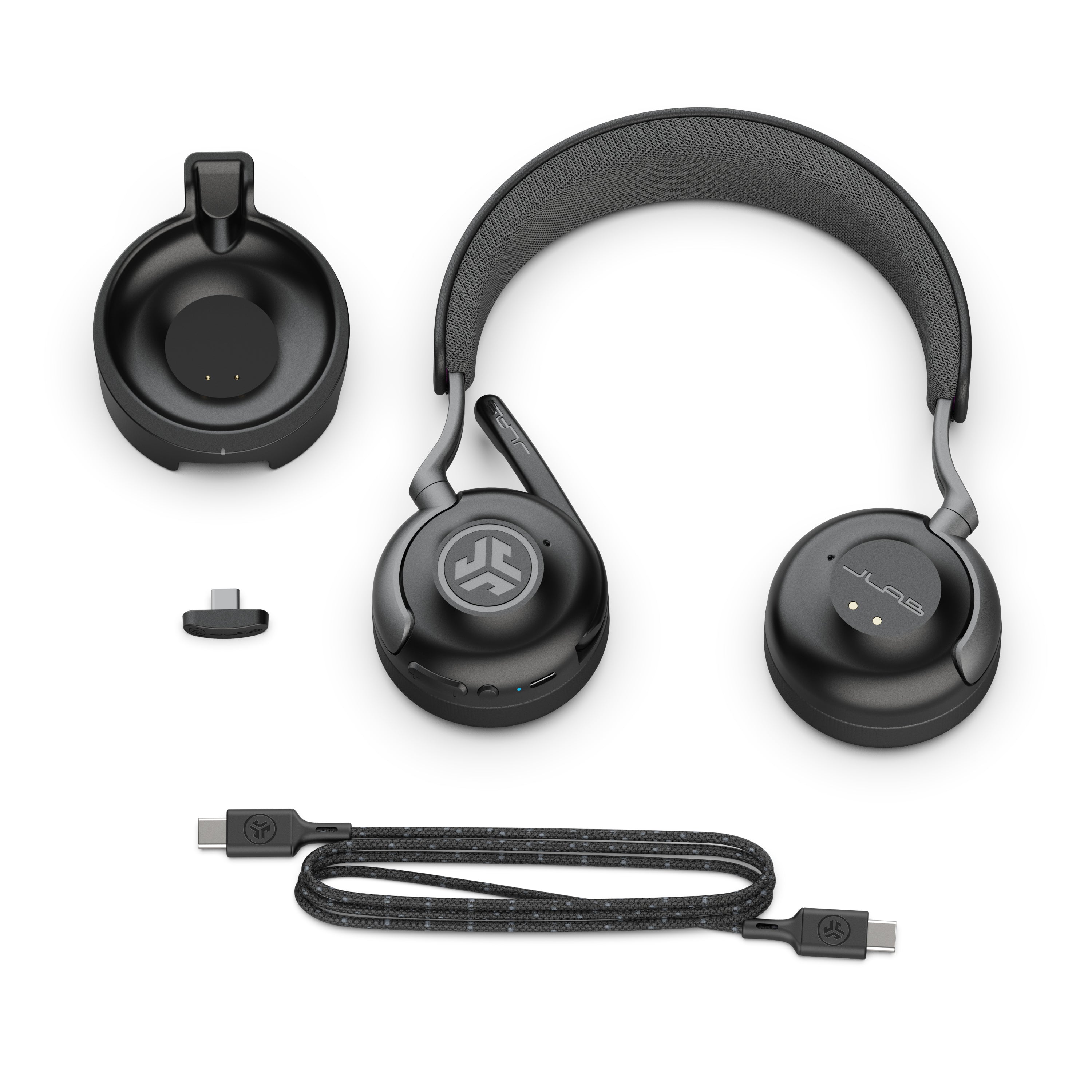 Epic Work ANC Wireless On-Ear Headset Black - Image 9