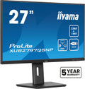 iiyama ProLite XUB2797QSNP-B1 écran plat de PC 68,6 cm (27") 2560 x 1440 pixels Quad HD LED Noir - Image 1