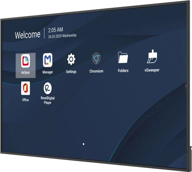 Viewsonic CDE8614-2C Écran d'affichage dynamique Écran plat de signalisation numérique 2,18 m (86") LCD Wifi 500 cd/m² 4K Ultra HD Noir Intégré dans le processeur Android 14 24/7 - Image 3