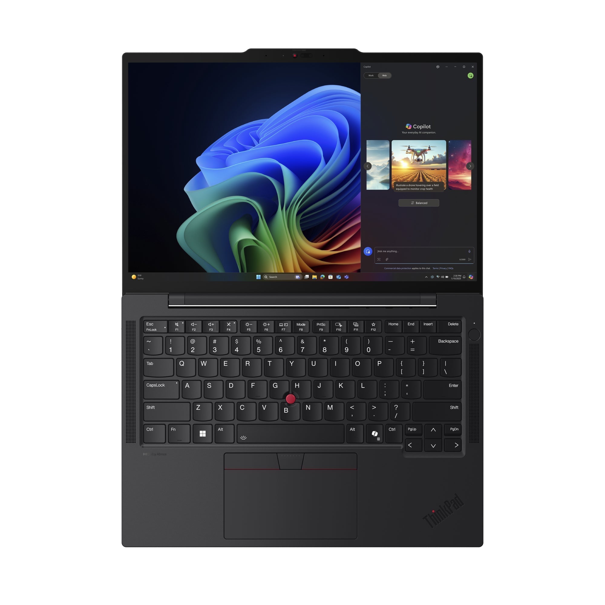 Lenovo ThinkPad T14s Gen 6 (Intel) Copilot+ PC Intel Core Ultra 5 228V Ordinateur portable 35,6 cm (14") WUXGA 32 Go LPDDR5x-SDRAM 512 Go SSD Wi-Fi 7 (802.11be) Windows 11 Pro Belge Noir - Image 10