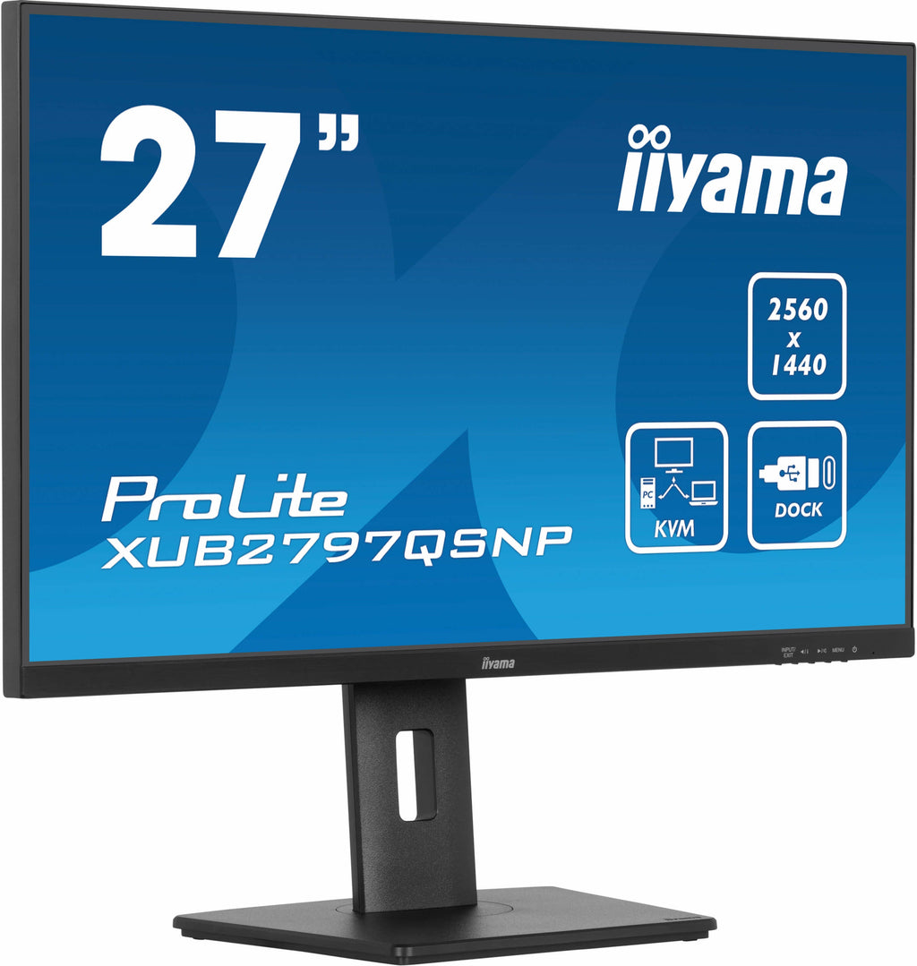 iiyama ProLite XUB2797QSNP-B1 écran plat de PC 68,6 cm (27") 2560 x 1440 pixels Quad HD LED Noir - Image 4