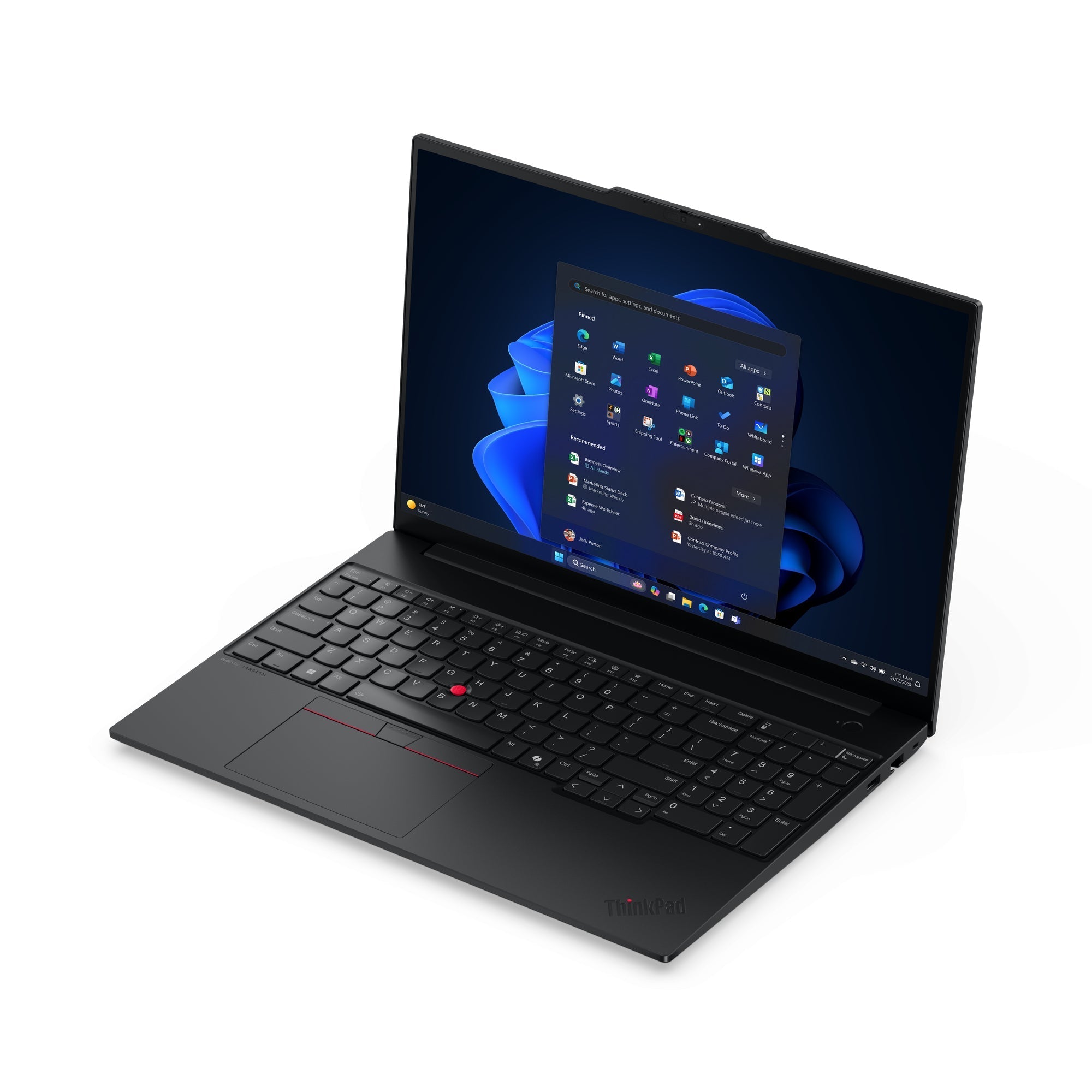 Lenovo ThinkPad E16 Gen 3 (Intel) Intel Core Ultra 5 225U Ordinateur portable 40,6 cm (16") WUXGA 16 Go DDR5-SDRAM 512 Go SSD Wi-Fi 6E (802.11ax) Windows 11 Pro Anglais Noir - Image 9