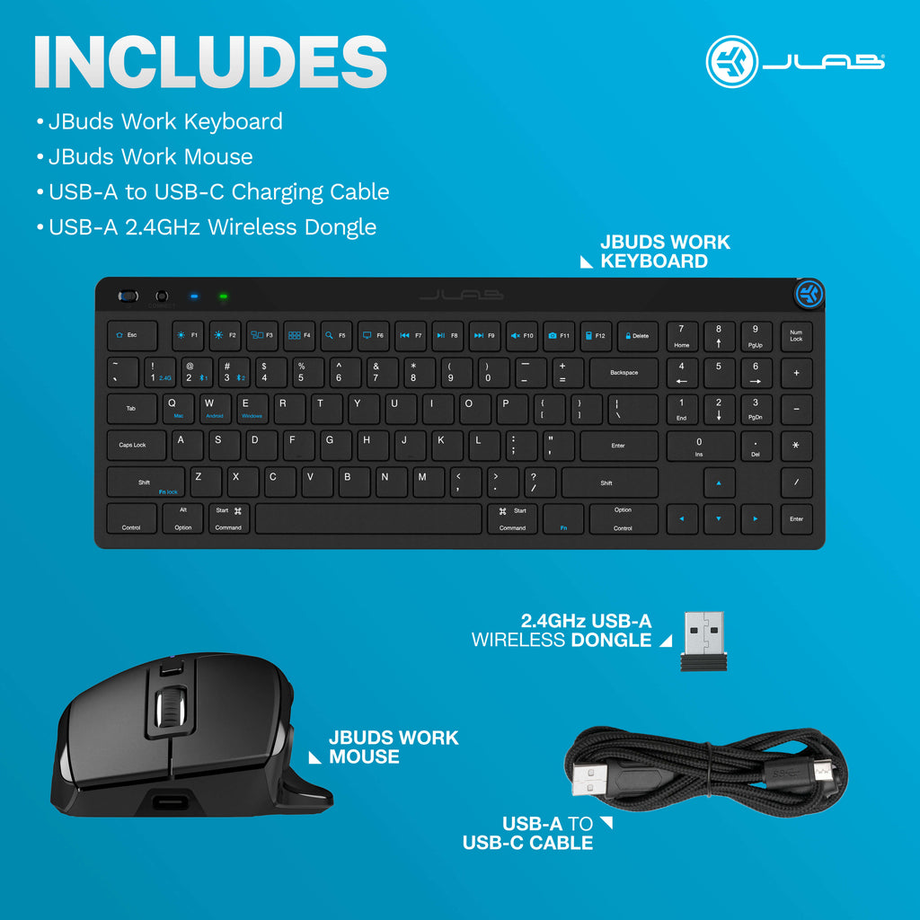JLab JBuds Keyboard Mouse Bundle - Image 25
